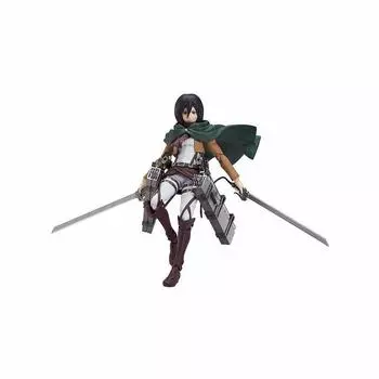 figma Атака титанов Микаса Акерман окрашена подвижная (немасштабная фигурка из АБС и ПВХ)