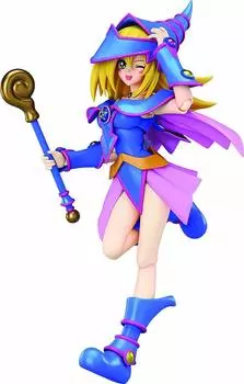 figma Duel Monsters Black Magician Girl раскрашенная подвижная фигурка Yu-Gi-Oh! Немасштабируемый АБС и ПВХ
