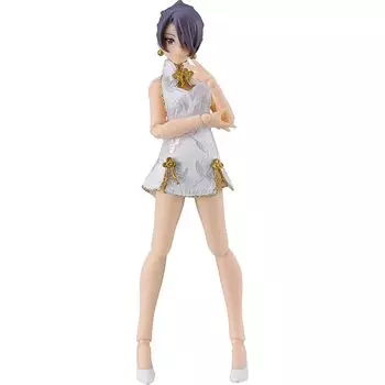 figma Female body [Mika] with Miniskirt China One Piece Coordination [White] non-scale made of plastic Painted movable figure