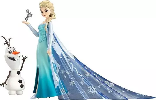 figma Frozen Elsa окрашенная подвижная фигурка перепродажа немасштабная ABS&PVC
