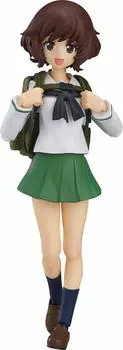 figma Girls Panzer Movie Юкари Акияма Униформа окрашенная подвижная фигурка и вер. Немасштабируемый АБС и ПВХ