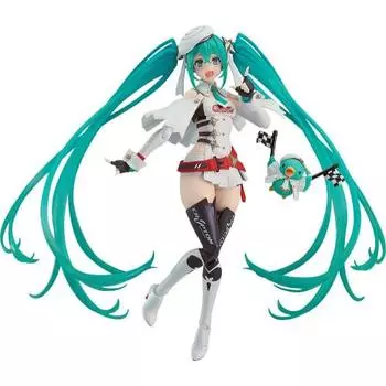 figma Hatsune Miku GT Project Racing Miku 2023ver. Немасштабная подвижная фигура, раскрашенная из пластика.