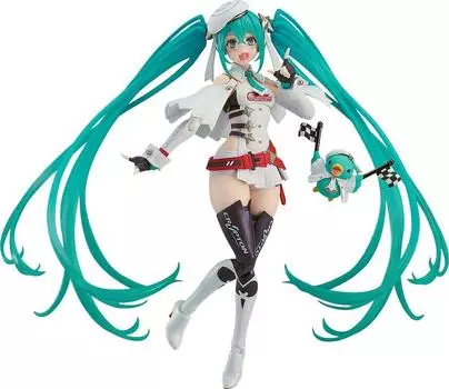 figma Hatsune Miku GT Project Racing Miku пластиковая окрашенная подвижная фигурка 2023ver. Немасштабируемый