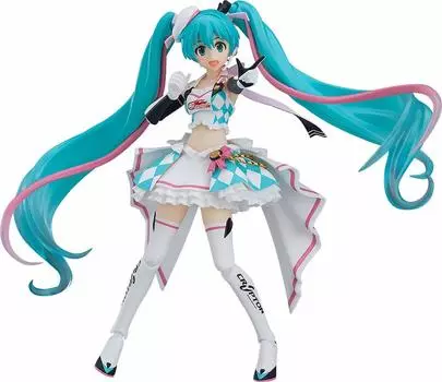figma Hatsune Miku GT Project Racing Miku окрашенная подвижная фигурка 2019ver. Немасштабируемый АБС и ПВХ