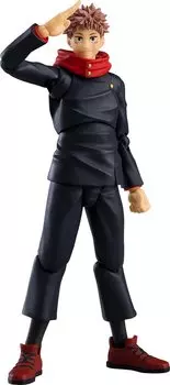 Figma Jujutsu Kaisen Yuji Kojo подвижная фигурка, окрашенная в пластик, без масштаба