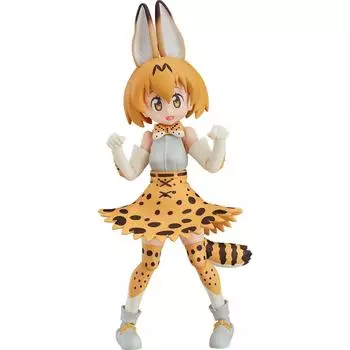 Figma Kemono Friends Сервал Немасштабная Окрашенная Подвижная Фигурка из АБС-пластика и ПВХ