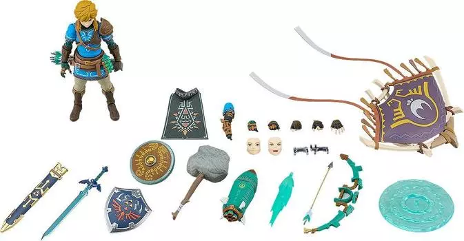 figma Легенда о Зельде Слезы Королевства Ссылка Слезы Королевства вер. Пластиковая окрашенная подвижная фигурка, не масштабная, DX Edition