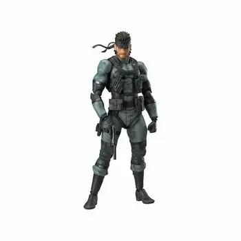 figma METAL GEAR SONS OF LIBERTY Solid Snake MGS2 окрашенная подвижная фигурка SOLID2 ver. Немасштабируемый ABS&ATBC-ПВХ