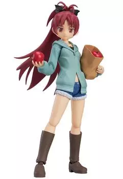 figma Puella Magi Madoka Magica the Movie Kyoko Sakura обычная одежда окрашенная подвижная версия. (немасштабная фигурка из АБС и ПВХ)