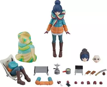 figma Rin Shima DX edition пластиковая окрашенная подвижная фигурка Yurucamp немасштабная