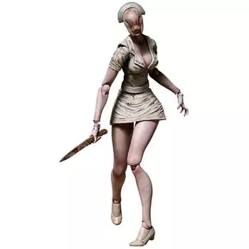 figma Silent Hill 2 Bubble Head Nurse окрашенная подвижная фигурка Немасштабная ABS&ATBC-PVC