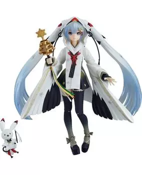 figma Snow Miku Crane Shrine Maiden MIKU Wonder Festival 2018 вер.. (СНЕГ 2018, [Зима] и т.д.. ограниченное)