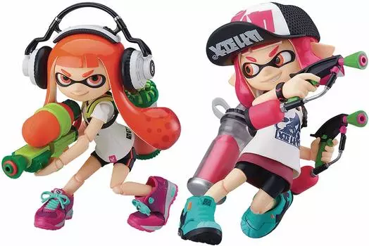 figma Splatoon/Splatoon2 Splatoon Girl DX Edition Немасштабная подвижная фигурка из АБС и ПВХ, окрашенная