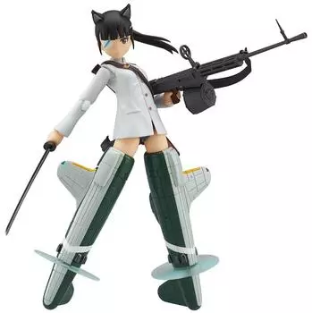 figma Strike Witches the Movie Мио Сакамото раскрашенная подвижная фигурка Немасштабная ABS&PVC