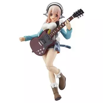 figma Super Sonico Tiger Parka окрашенная подвижная версия. (Немасштабная фигурка из АБС и ПВХ)