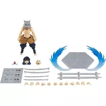 Фигма Убийца Демонов: Kimetsu no Yaiba Inosuke Kuhira DX edition немасштабная подвижная фигурка, окрашенная в АБС и ПВХ