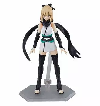 figma Заказать Окиту Вознесение окрашенная подвижная фигурка Fate/Grand Saber/Souji ver. Немасштабируемый АБС и ПВХ золотой