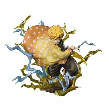 Figuarts ZERO Kimetsu no Yaiba Zenitsu Agatsuma Lightning Issen Приблизительно 150 мм ПВХ и АБС окрашенная готовая фигурка