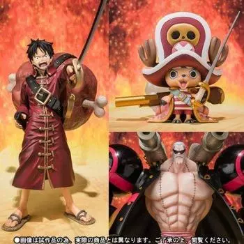 Figuarts ZERO ONE PIECE FILM Z Battle Uniform Set Ver. (Luffy, Chopper, Franky)