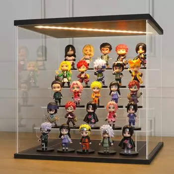 Figure case acrylic case display case collection case showcase decorative case case figure display case transparent pedestal model doll doll display