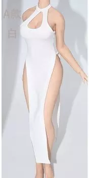 Figure Color Super Sexy Beautiful Chinese Dress Head and Shoes Not [TOYBARJAPAN] 1/6 Accessories/White (Body, Included)