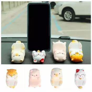 Figure Doll Mobile Phone Stand Animal Cell Phone Bracket Creative Phone Holder Desktop Ornaments style 1