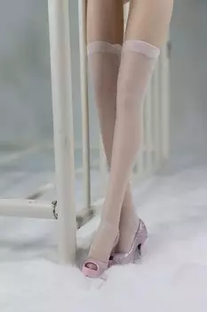 Фигурка FT022C Белый воротничок Красивая сексуальная женщина Длинные чулки и обувь не [TOYBARJAPAN] 1/6 Аксессуары/Feeltoys (Тело включено)