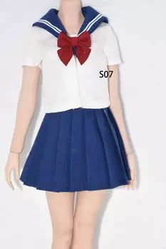 Figure Innocent Style High School Girl JK Sailor Uniform and head not [TOYBARJAPAN] 1/6 Accessories/GS (Body included)