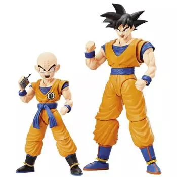 Figure-rise Standard Dragon Ball Son Goku & Krillin DX Set Color-coded Plastic Model