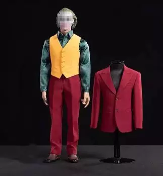 Figure Suit Outfit Set Suit and body not Red 1/6 Accessories/Men s Men s Burgundy, (head included) красный