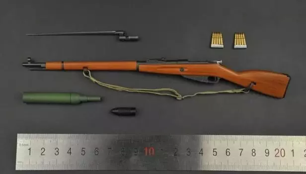 фигурка ZY2019A Мосин Наган M1891 Советская Красная основная винтовка снайперская винтовка [TOYBARJAPAN] 1/6 аксессуары/ZYTOYS Армия