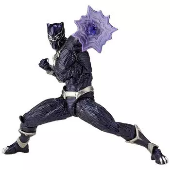 Figurecomplex Amazing Yamagugi Black Panther 170 мм Kaiyodo Black Panther Medicine Abs Pvc Paint