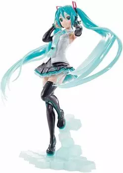 Figurerise Lab Hatsune Miku V4X Пластиковая модель с цветовой кодировкой зелёный