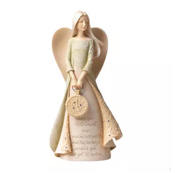 Фигурка ангела, настольное украшение, изящное ремесло, украшение для дома, подарок, творческое искусство, смола