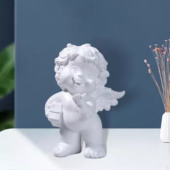 Фигурка ангела, ремесла, украшения, аксессуары, искусство, коллекционная скульптура, смола, для внутреннего дворика, столешница Violin