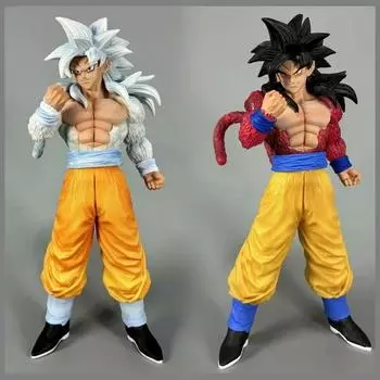 Фигурка аниме Сон Гоку, экшн-фигурка, статуя из ПВХ, модель куклы, коллекционное украшение для стола, детские игрушки, подарки белый