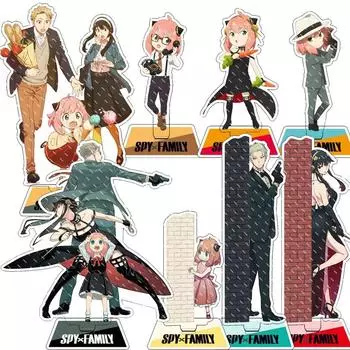 Фигурка аниме Spy x Family, акриловая подставка для косплея, Twilight Loid Forger Yor Forger Anya Forger, модель тарелки, коллекция реквизита, подарки 1