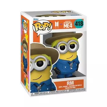 Фигурка Bangtan Boys от Minions x BTS Funko Funko Minions x BTS RM Funko POP! Камни - ХЛОП! (МИНЬОН)