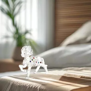 Фигурка бегущей лошади, коллекционные фигурки, художественные реквизиты для фотографий, статуэтки животных, настольные украшения для