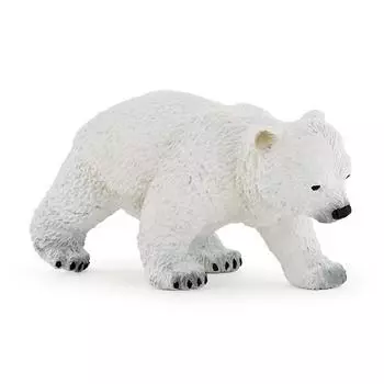 Фигурка белого медведя Papo Walking Baby 50145, 1 шт., популярные игрушки в Корее