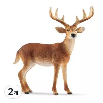 Фигурка белохвостого оленя Schleich SL14818, 2 шт., популярные игрушки в Корее