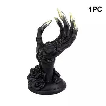 Фигурка берсерка «Рука Бога» Статуэтка «Рука Дьявола» Стеллаж для хранения ювелирных изделий из смолы Статуэтка Коллекционная модель Кукла Игрушки Подарок Домашний Декор 1PC