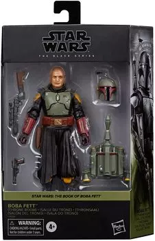 Фигурка Бобы Бобы Фетта из Star Wars Black Series, 6 дюймов, «Книжный Фетт» (Заброшенная комната) [Элемент] чёрный