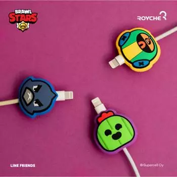Фигурка BRAWL STARS Кепка Cable Protector LEON SPIKE CROW LEON(1EA)