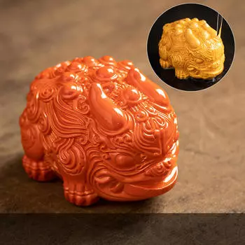 Фигурка чайного питомца Lucky Pixiu - миниатюрный акцент для домашнего декора из смолы Color B