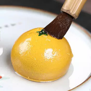 Фигурка чайного питомца, меняющая цвет, настольное украшение из фиолетовой глины для шкафа