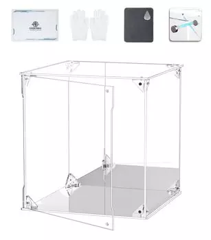 Фигурка COOLTAKU Акриловая УФ-основа Задняя часть Магнит Передняя часть Коллекция Дополнительная сборка Акриловый дисплей Ткань для очистки пятен в комплекте 20 x Глубина 15 x Высота 20