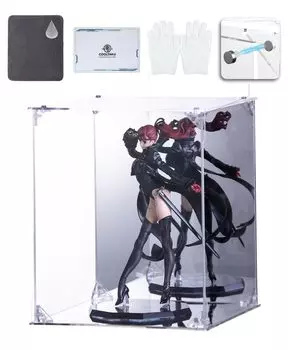 Фигурка COOLTAKU Акриловая УФ-основа Задняя часть Магнит Передняя часть Коллекция Дополнительная сборка Акриловый дисплей Ткань для очистки пятен в комплекте 20 x Глубина 20 x Высота Основание
