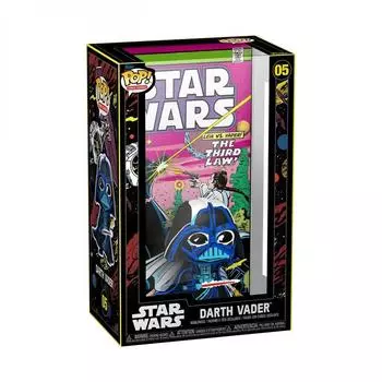 Фигурка Дарта Вейдера из Звездных Войн Funko POP Comic Cover с чехлом Дарт Вейдер Звездные Войны #48 (1977) Funko