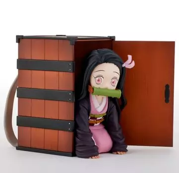 Фигурка Demon Kimetsu no Yaiba Незуко из деревянного ящика Slayer